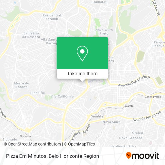 Pizza Em Minutos map