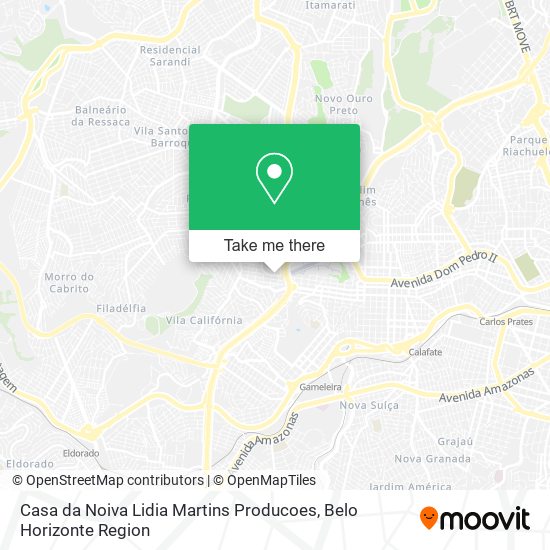 Casa da Noiva Lidia Martins Producoes map