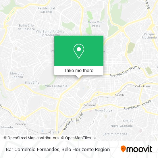 Mapa Bar Comercio Fernandes