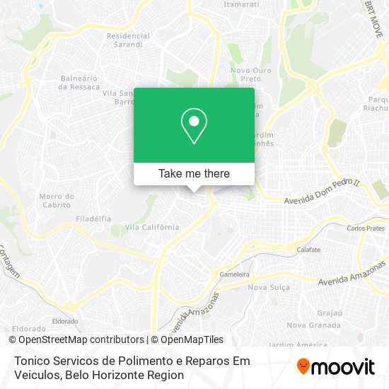 Tonico Servicos de Polimento e Reparos Em Veiculos map