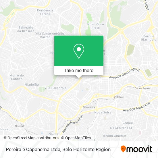 Pereira e Capanema Ltda map