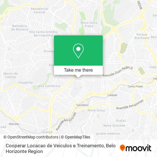Cooperar Locacao de Veiculos e Treinamento map