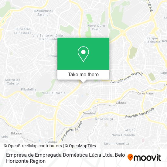 Mapa Empresa de Empregada Doméstica Lúcia Ltda