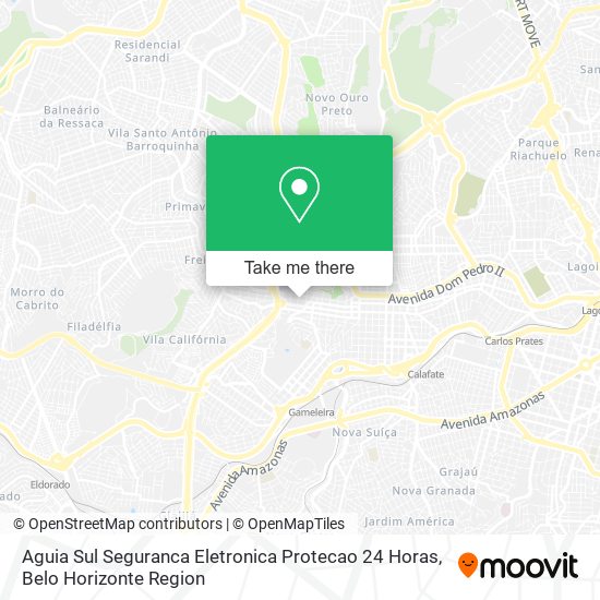 Mapa Aguia Sul Seguranca Eletronica Protecao 24 Horas