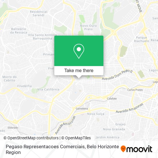 Pegaso Representacoes Comerciais map