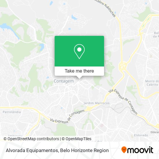Alvorada Equipamentos map