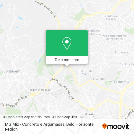 MG Mix - Concreto e Argamassa map
