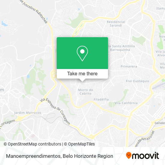 Manoempreendimentos map
