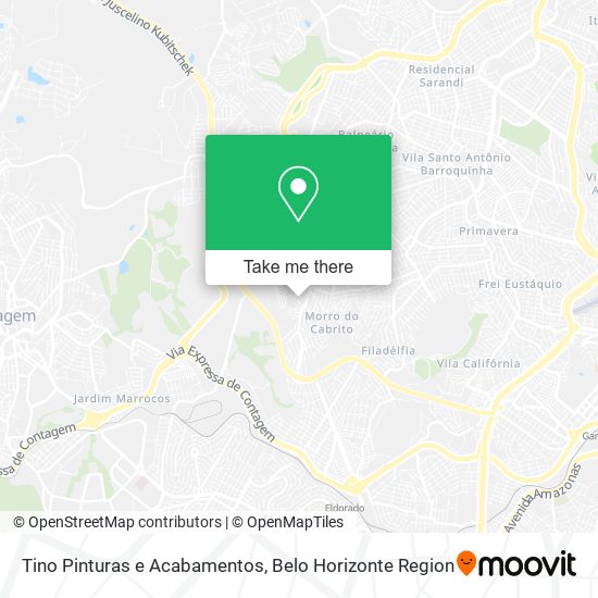Tino Pinturas e Acabamentos map