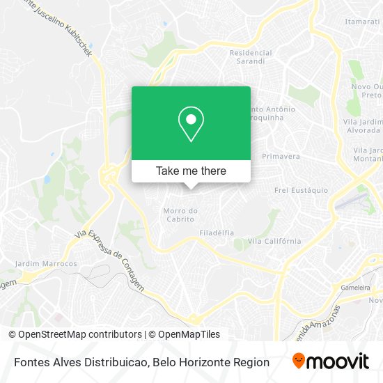 Fontes Alves Distribuicao map