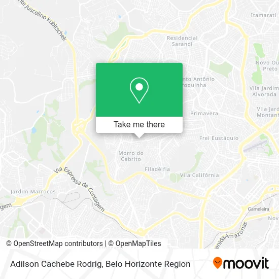 Adilson Cachebe Rodrig map