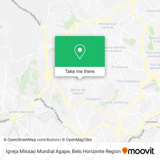 Igreja Missao Mundial Agape map