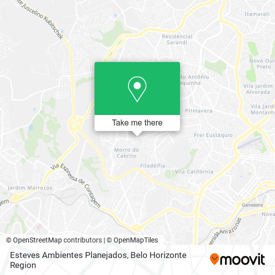Esteves Ambientes Planejados map