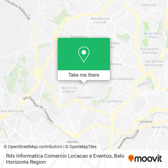Rds Informatica Comercio Locacao e Eventos map