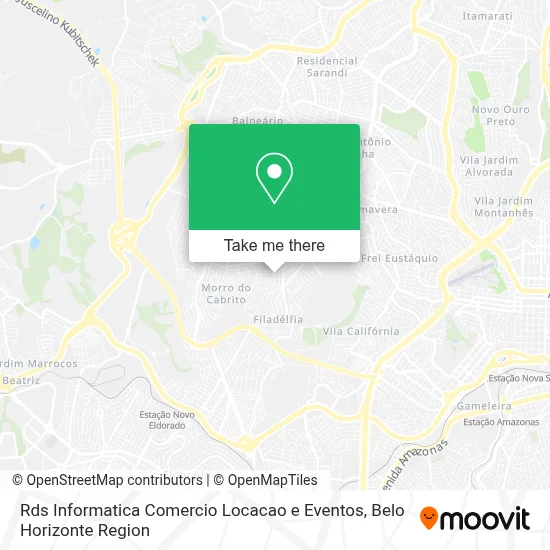 Rds Informatica Comercio Locacao e Eventos map
