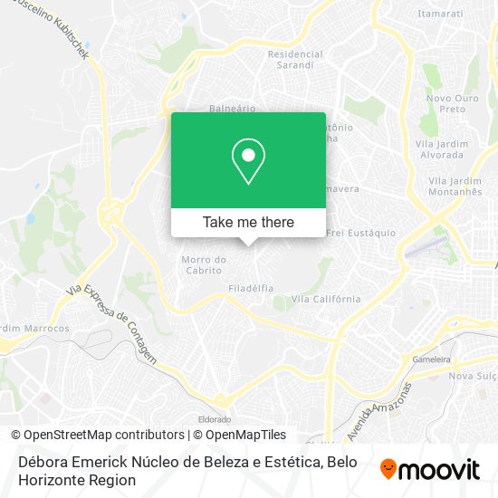 Débora Emerick Núcleo de Beleza e Estética map