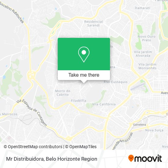 Mr Distribuidora map