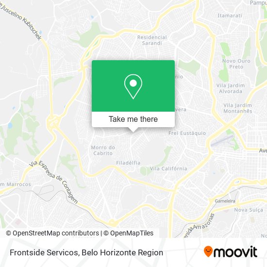 Frontside Servicos map