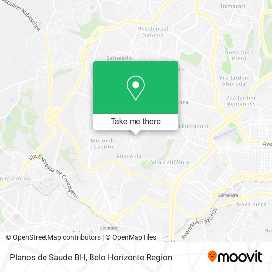 Planos de Saude BH map