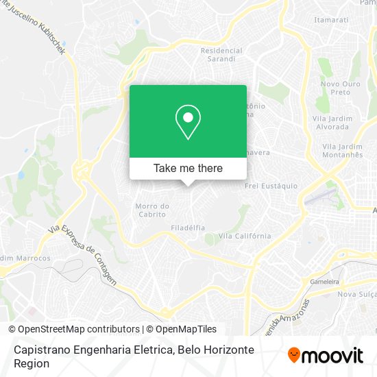 Capistrano Engenharia Eletrica map