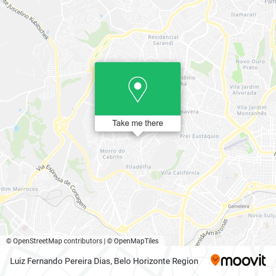 Luiz Fernando Pereira Dias map