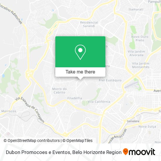 Dubon Promocoes e Eventos map