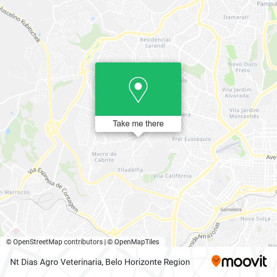 Nt Dias Agro Veterinaria map