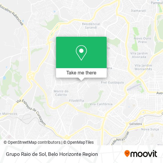 Grupo Raio de Sol map