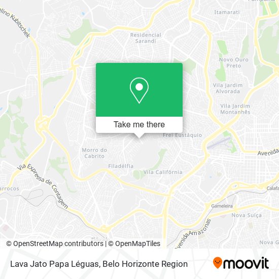Lava Jato Papa Léguas map