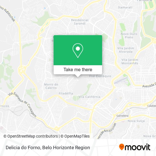 Delicia do Forno map