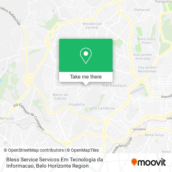 Bless Service Servicos Em Tecnologia da Informacao map