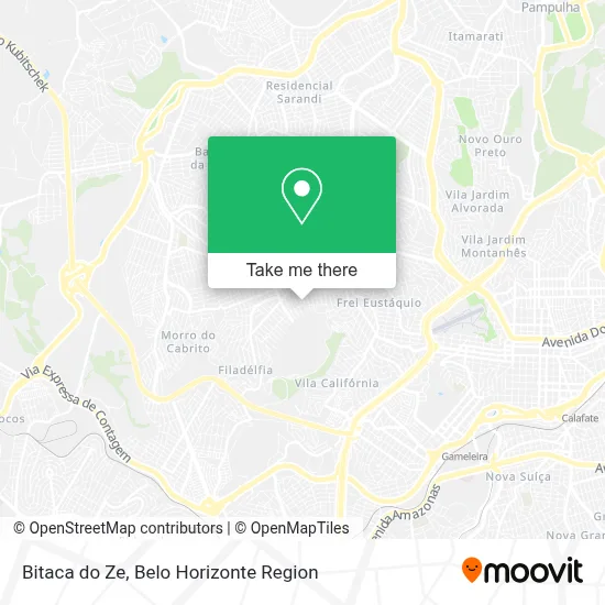 Bitaca do Ze map