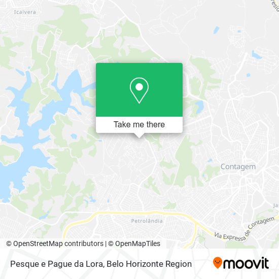Pesque e Pague da Lora map