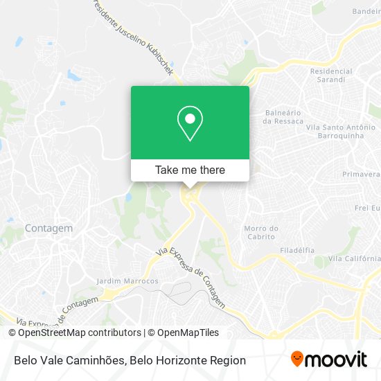 Belo Vale Caminhões map
