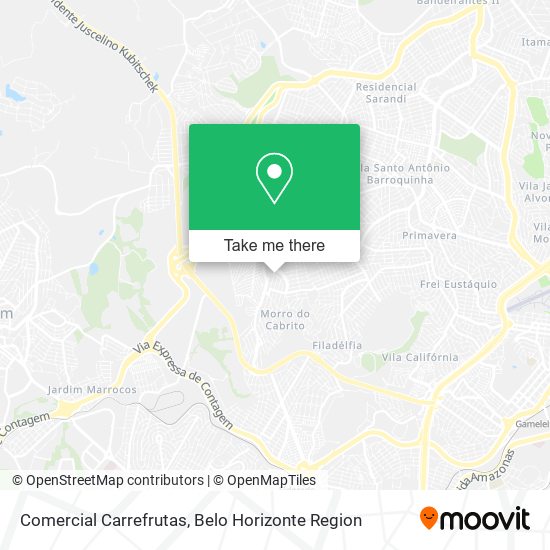 Comercial Carrefrutas map