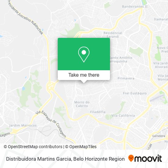 Distribuidora Martins Garcia map