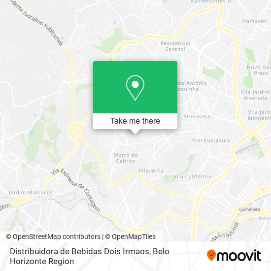 Distribuidora de Bebidas Dois Irmaos map