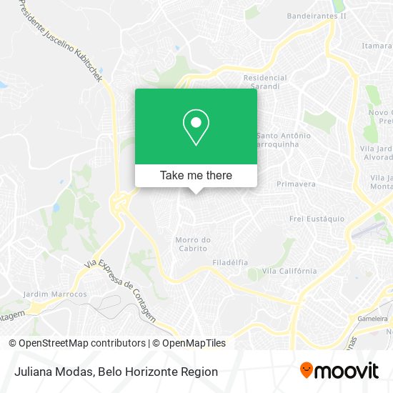 Juliana Modas map