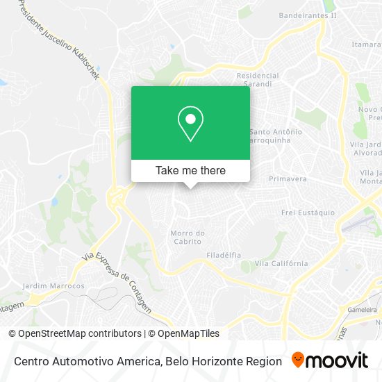 Centro Automotivo America map