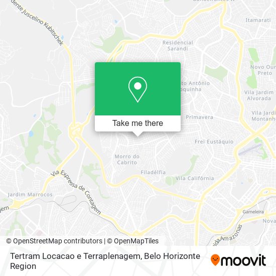 Tertram Locacao e Terraplenagem map