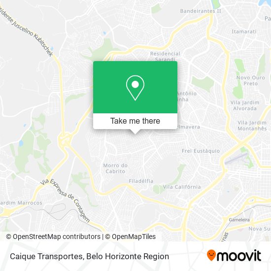 Caique Transportes map