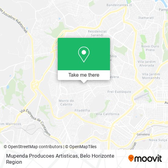 Mupenda Producoes Artisticas map