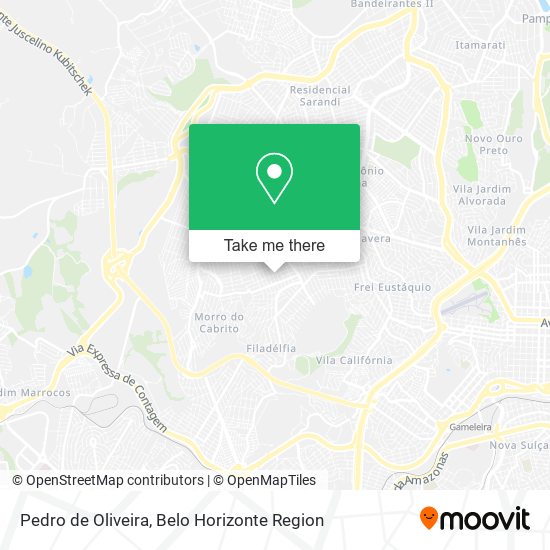 Pedro de Oliveira map