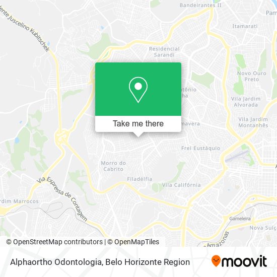 Alphaortho Odontologia map