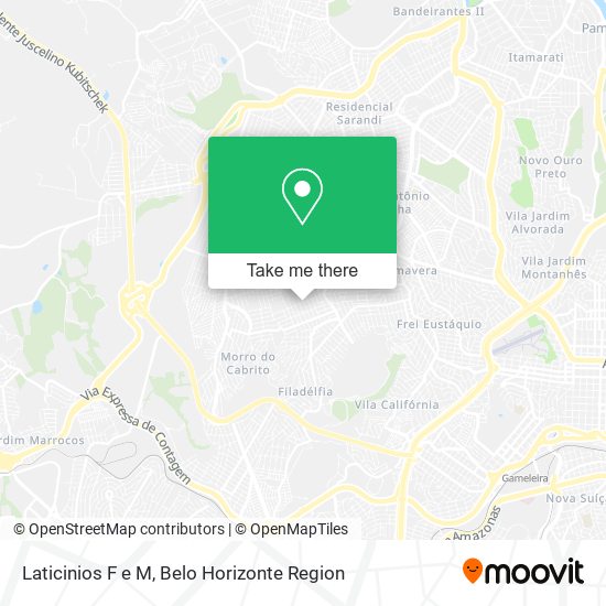 Laticinios F e M map