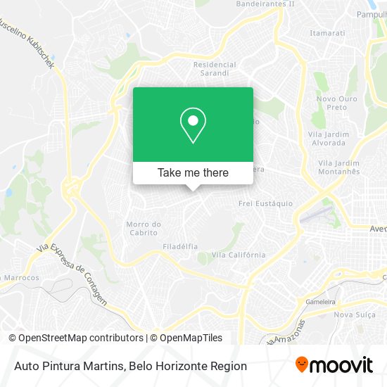 Auto Pintura Martins map