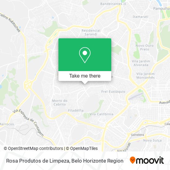 Rosa Produtos de Limpeza map