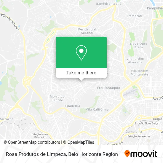 Rosa Produtos de Limpeza map