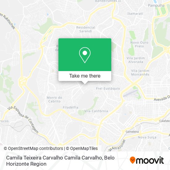 Camila Teixeira Carvalho Camila Carvalho map