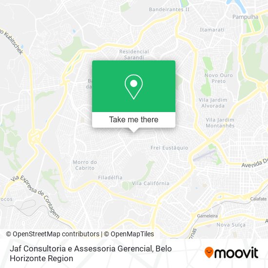 Jaf Consultoria e Assessoria Gerencial map